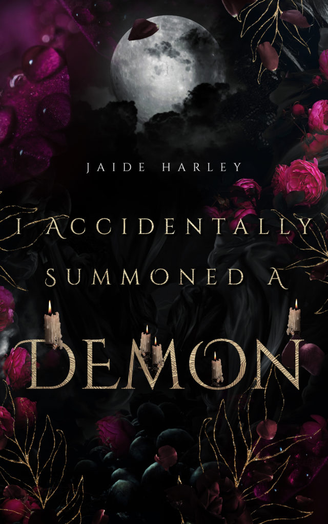 Shy and innocent Katherine has always dreamed about getting the main part in one of her theater’s plays. In addition to a love for stage-acting, the role would help distract her from the looming anniversary of her parents’ tragic deaths. A home-rehearsal turns into something unexpected when her script’s Latin incantation accidentally summons a high-ranking demon, Nex.
Getting summoned is a nuisance, but in the name of all that’s unholy why did Nex have to be bonded by blood to the purest human? He can only return to hell if he kills the person she names, and Katherine is too virtuous to have a murder on her hands. Though Nex utilizes a multitude of devilish tactics to convince her otherwise, he’s now stuck in the human realm. Katherine should be scared of Nex’s demonic powers and foul mouth, but she can’t seem to resist his charm and sinfully good looks. The longer he stays, their mutual attraction and desire become undeniably heated.
Unfortunately, human and demon relations are strictly forbidden. While supernatural forces and the demon leader herself try to tear them apart, the only thing they can rely on is love, and a little bit of faith.
